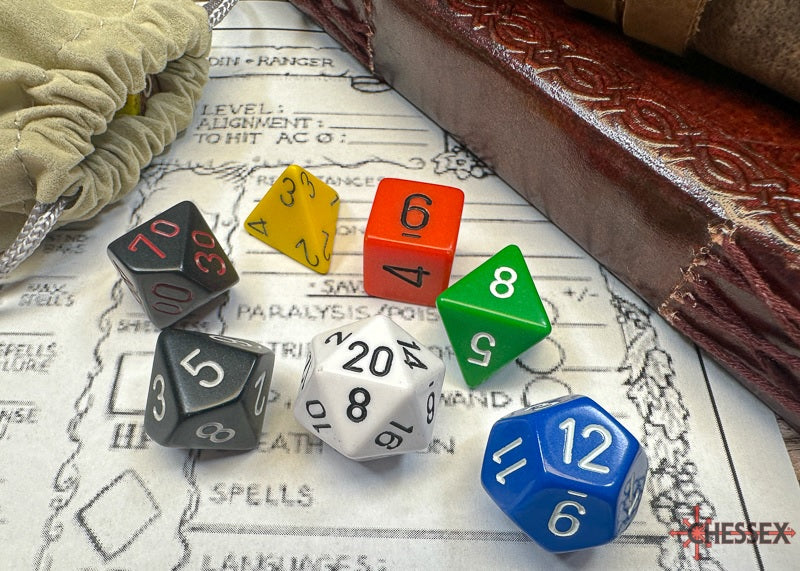 Dice: Chessex -- 7-Piece Polyhedral Sets