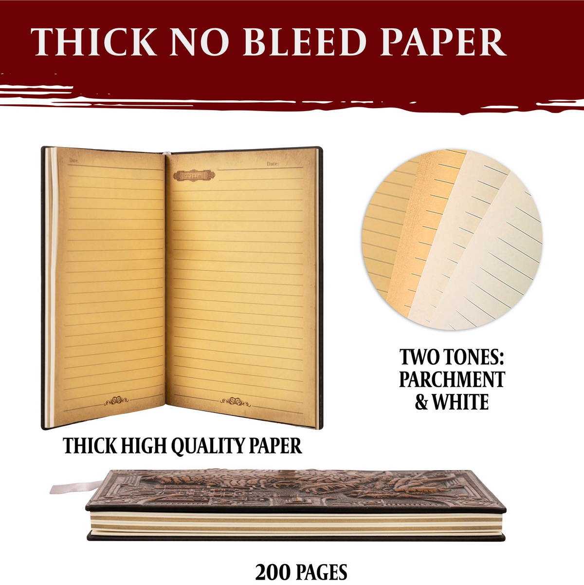 Faux Leather Notebook