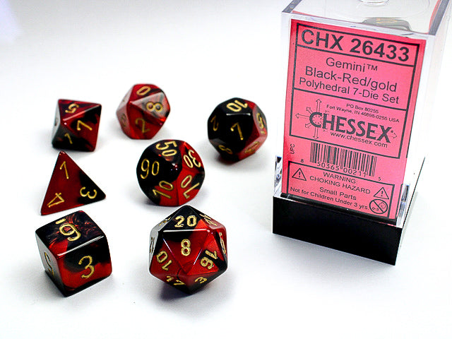 Dice: Chessex -- 7-Piece Polyhedral Sets