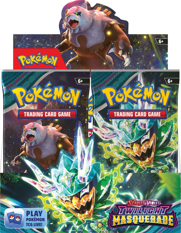 Pokemon TCG  - Twilight Masquerade Booster Pack (10 cards)