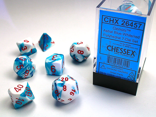 Dice: Chessex -- 7-Piece Polyhedral Sets