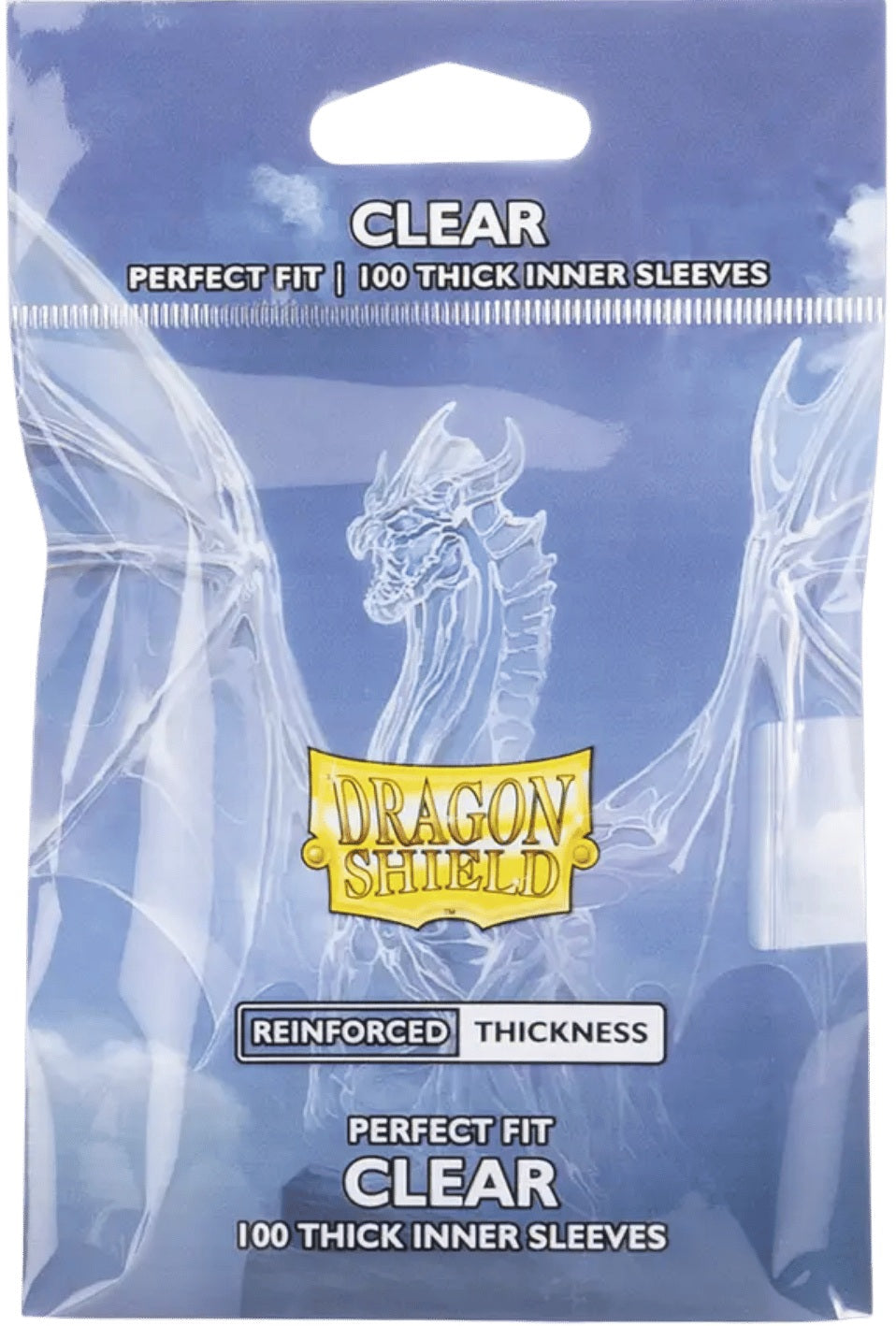 Dragon Shield Card Sleeves - Reinforced Thickness Perfect Fit Clear