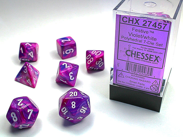 Dice: Chessex -- 7-Piece Polyhedral Sets
