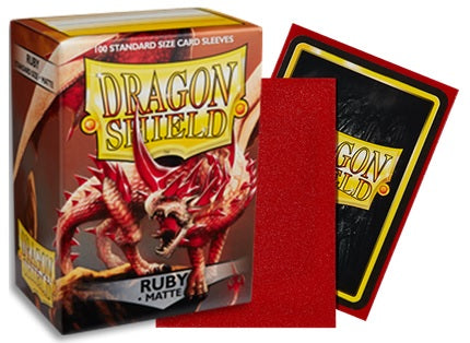 Dragon Shield Card Sleeves - Ruby (Matte)
