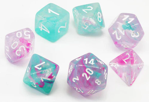 Dice: Chessex -- Mini Polyhedral 7-piece Sets