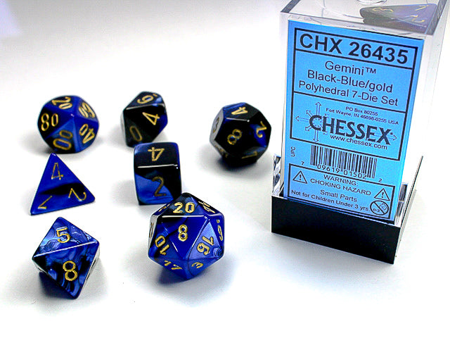 Dice: Chessex -- 7-Piece Polyhedral Sets