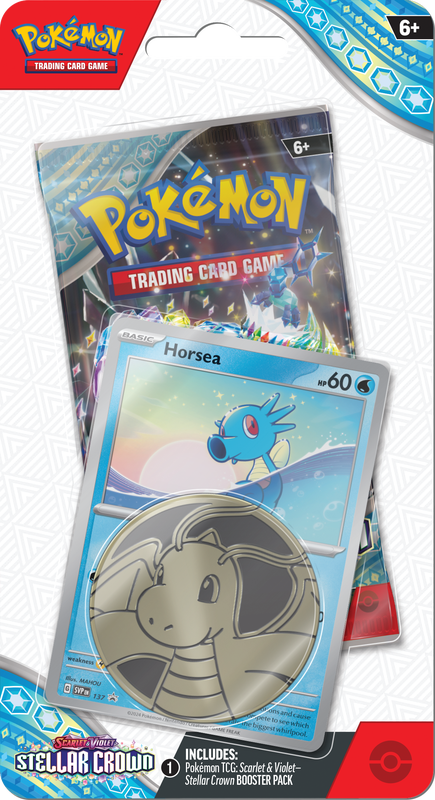 Pokemon TCG  - Stellar Crown Blister with Pokemon coin