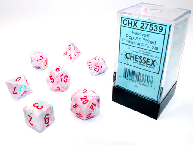 Dice: Chessex -- 7-Piece Polyhedral Sets