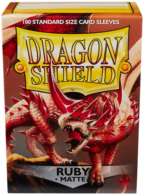 Dragon Shield Card Sleeves - Ruby (Matte)