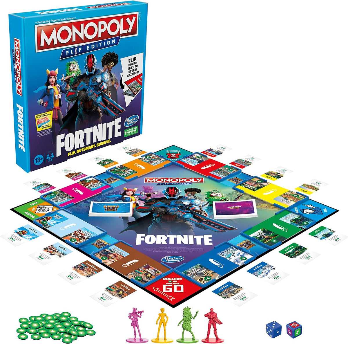 Monopoly Fortnite Flip Edition - Improbable Escapes: Wonderland