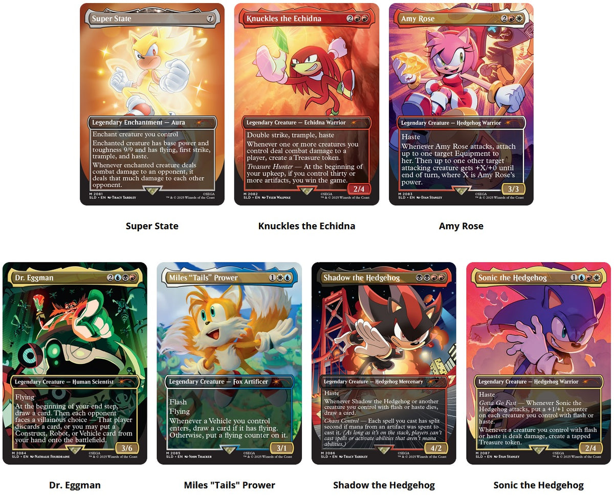 Magic: The Gathering - Secret Lair x Sonic Friends &amp; Foes Non-Foil