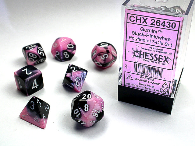 Dice: Chessex -- 7-Piece Polyhedral Sets