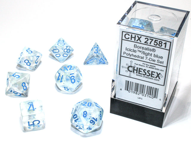 Dice: Chessex -- 7-Piece Polyhedral Sets