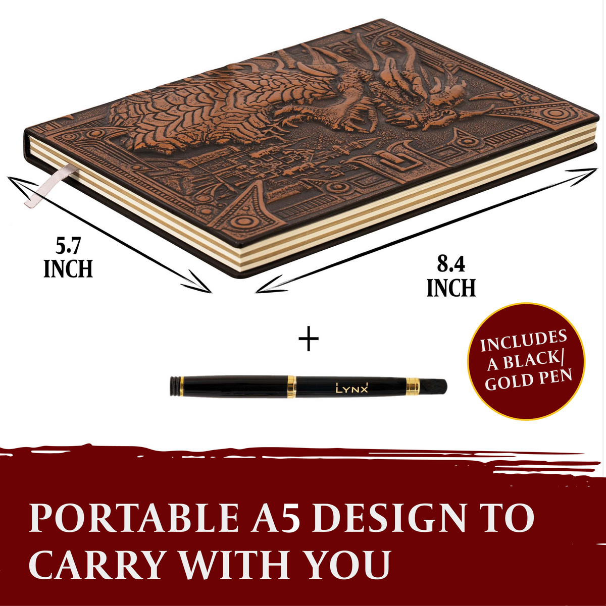 Faux Leather Notebook