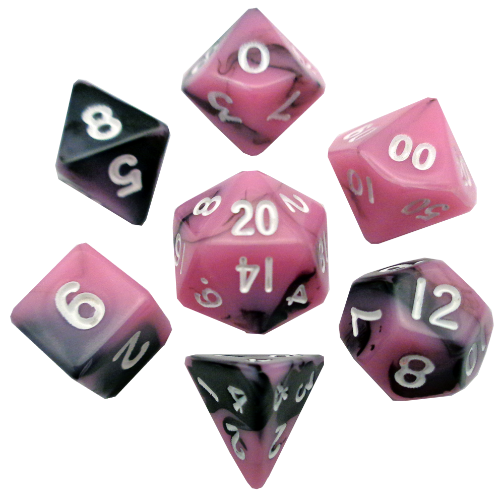 Dice: Metallic Dice Games -- Mini Polyhedral 7-piece Sets