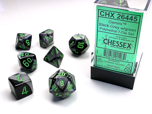 Dice: Chessex -- 7-Piece Polyhedral Sets