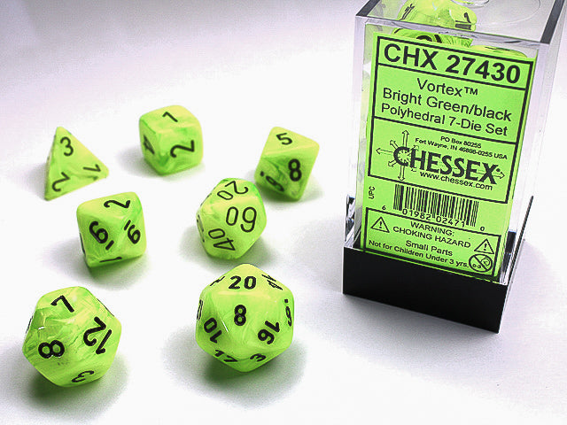 Dice: Chessex -- 7-Piece Polyhedral Sets