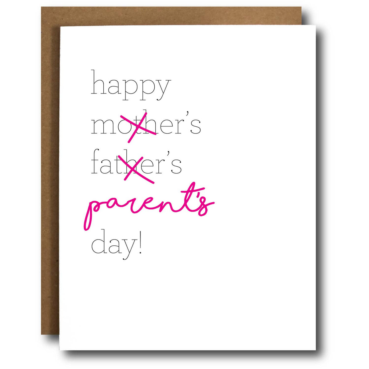 Alternative Father&#39;s Day or Mother&#39;s Day Card