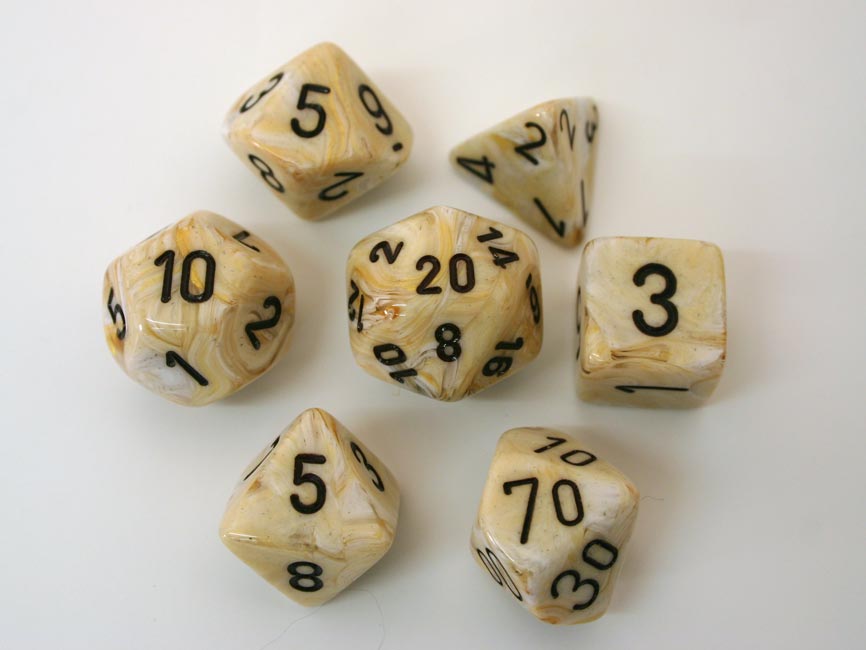 Dice: Chessex -- 7-Piece Polyhedral Sets