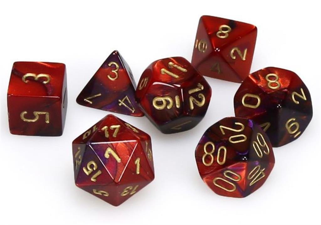 Dice: Chessex -- Mini Polyhedral 7-piece Sets