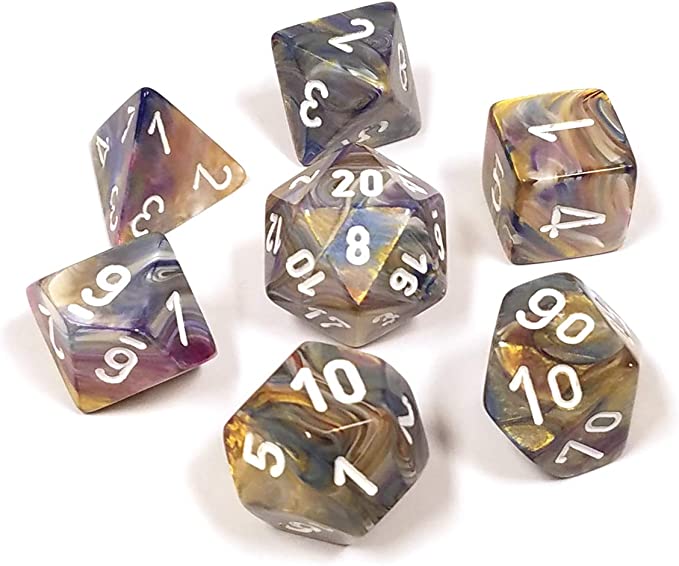 Dice: Chessex -- Mini Polyhedral 7-piece Sets