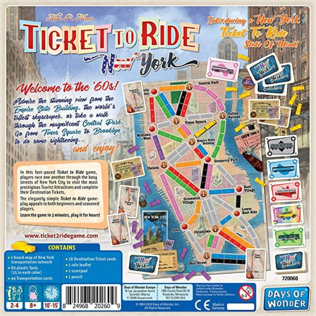 Ticket to Ride: New York 1960