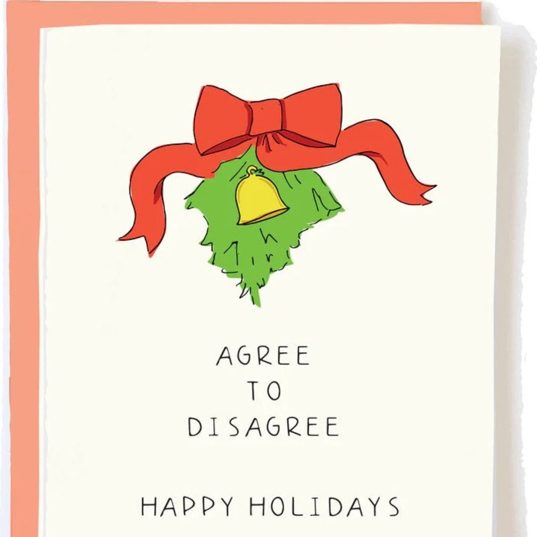 Agree to Disagree Holiday Card