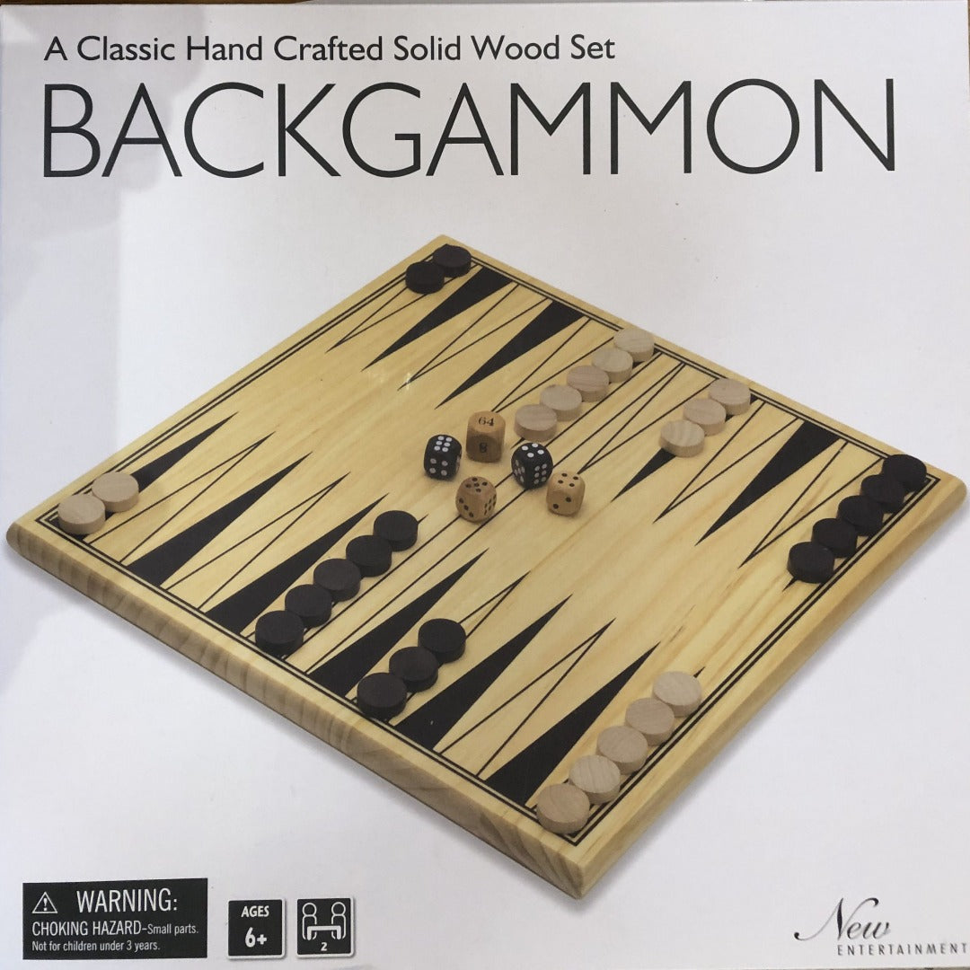 Backgammon (Handcrafted Solid Wood Set)