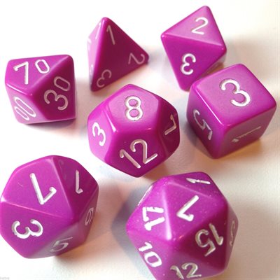 Dice: Chessex -- Mini Polyhedral 7-piece Sets