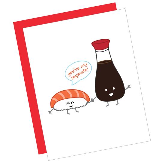 You're My Soymate! Greeting Card