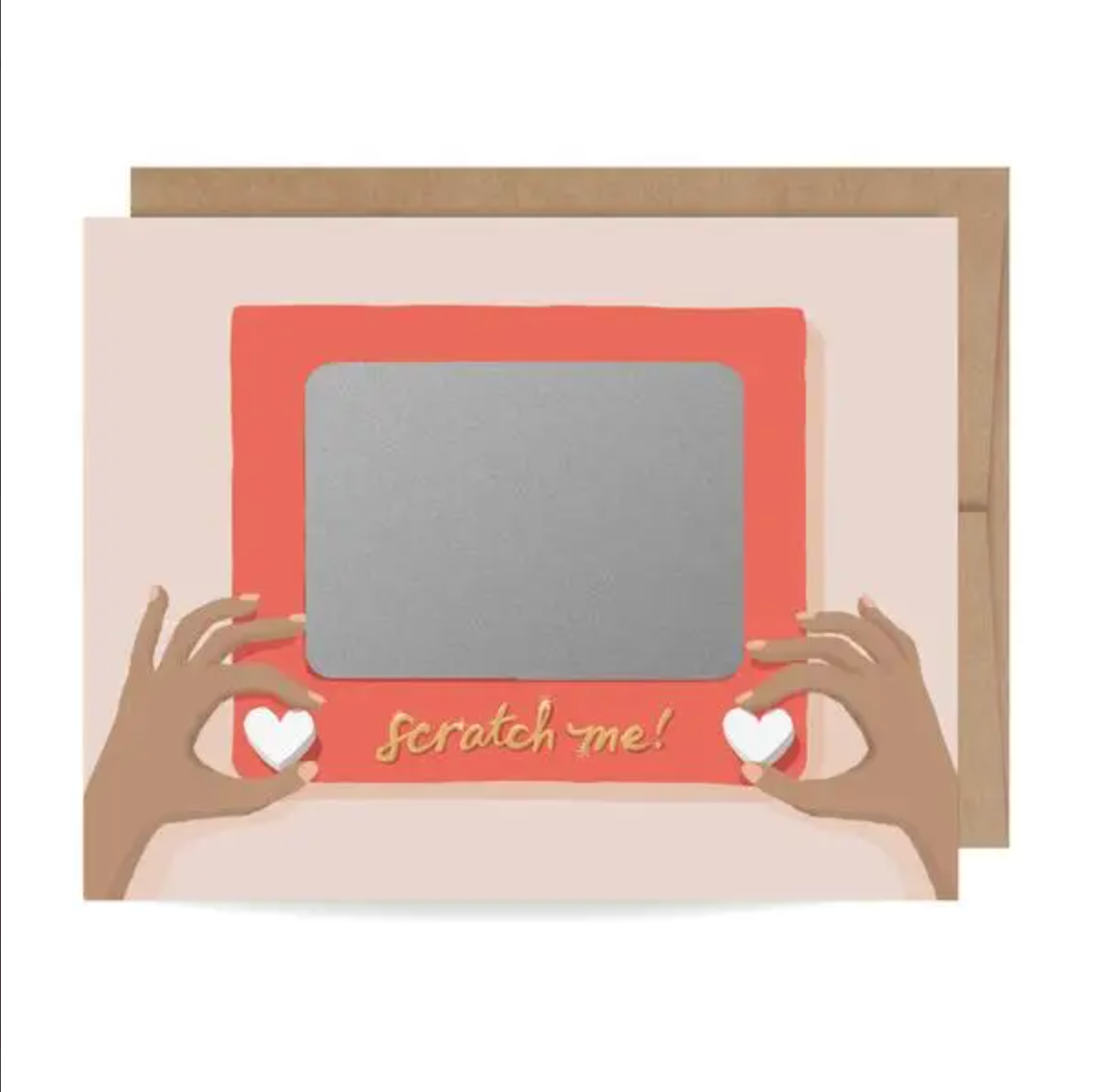 Scratch-a-Sketch Customizable Card