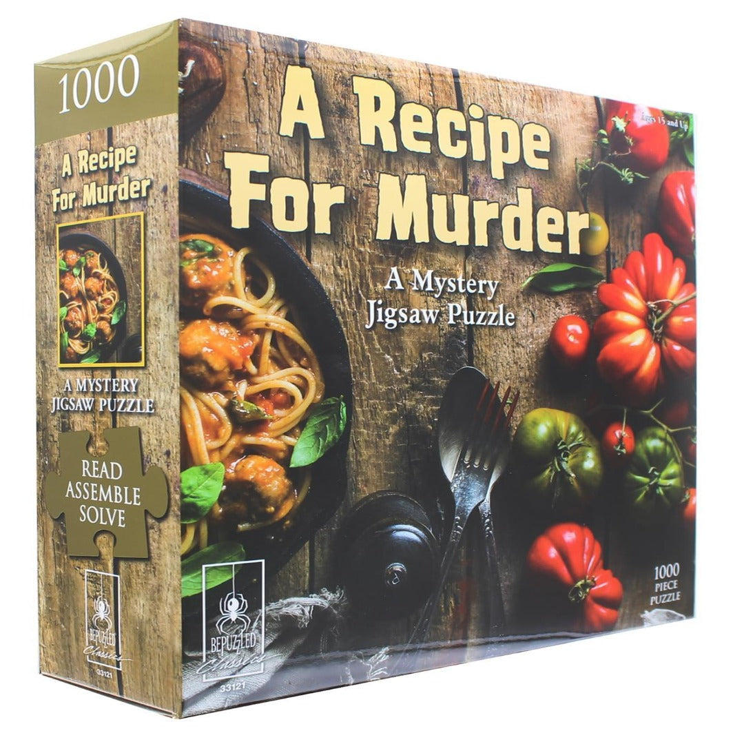 A Mystery Jigsaw Puzzle: A Recipe for Murder
