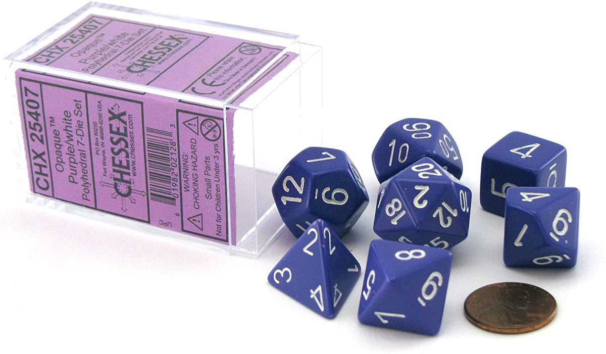 Dice: Chessex -- Mini Polyhedral 7-piece Sets