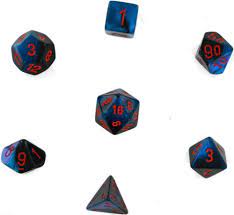 Dice: Chessex -- Mini Polyhedral 7-piece Sets