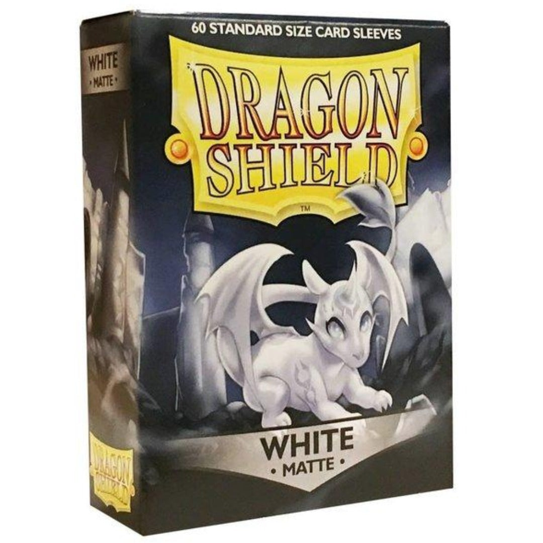 Dragon Shield Card Sleeves - White (Matte, 60ct)