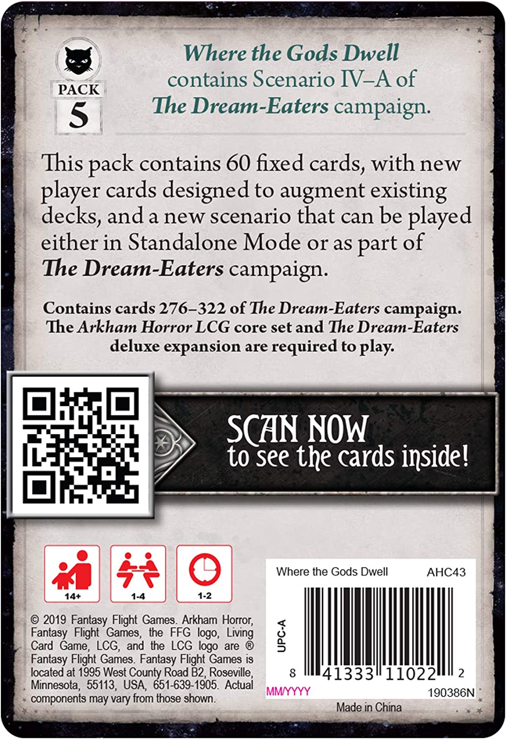 Arkham Horror (TCG) Mythos Pack: Dark Side of the Moon