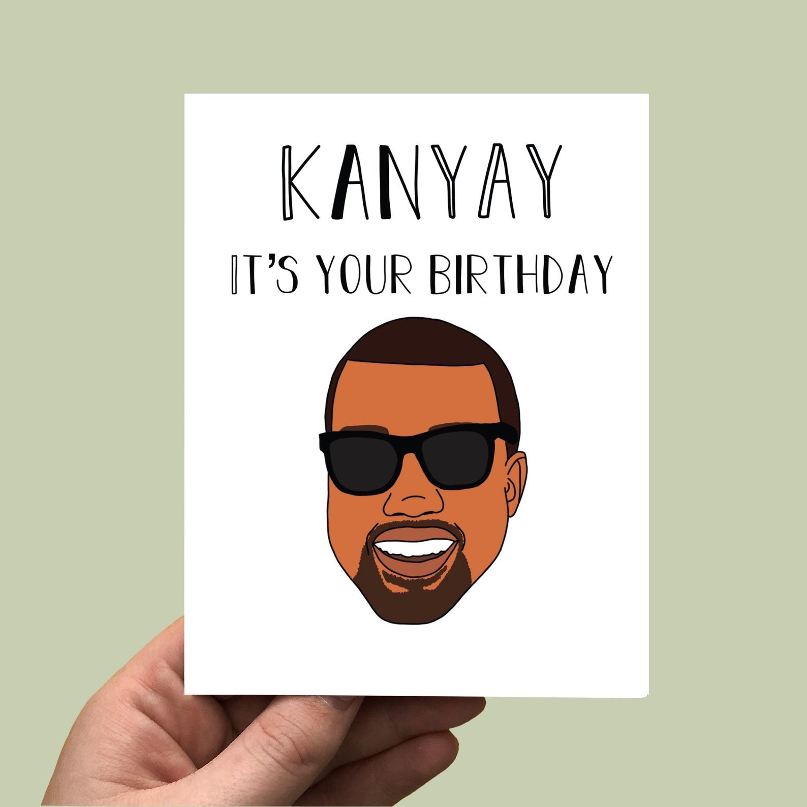 Kanye West Birthday Card