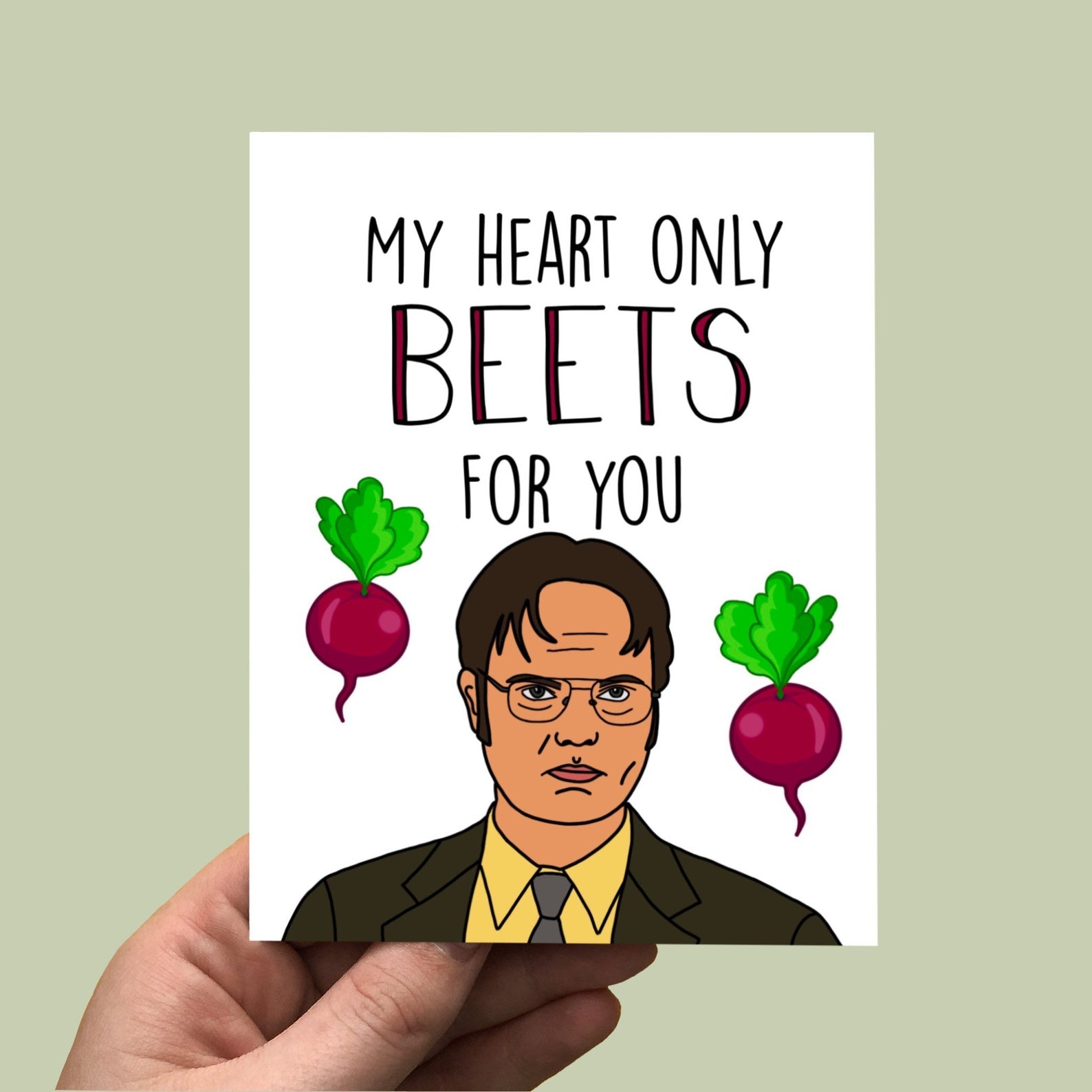 Dwight Schrute Beets Greeting Card