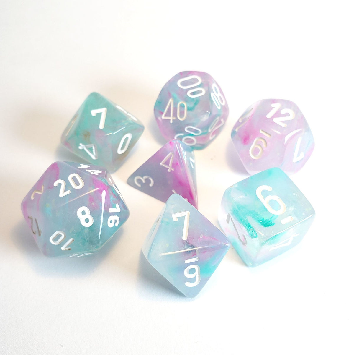 Dice: Chessex -- Mini Polyhedral 7-piece Sets