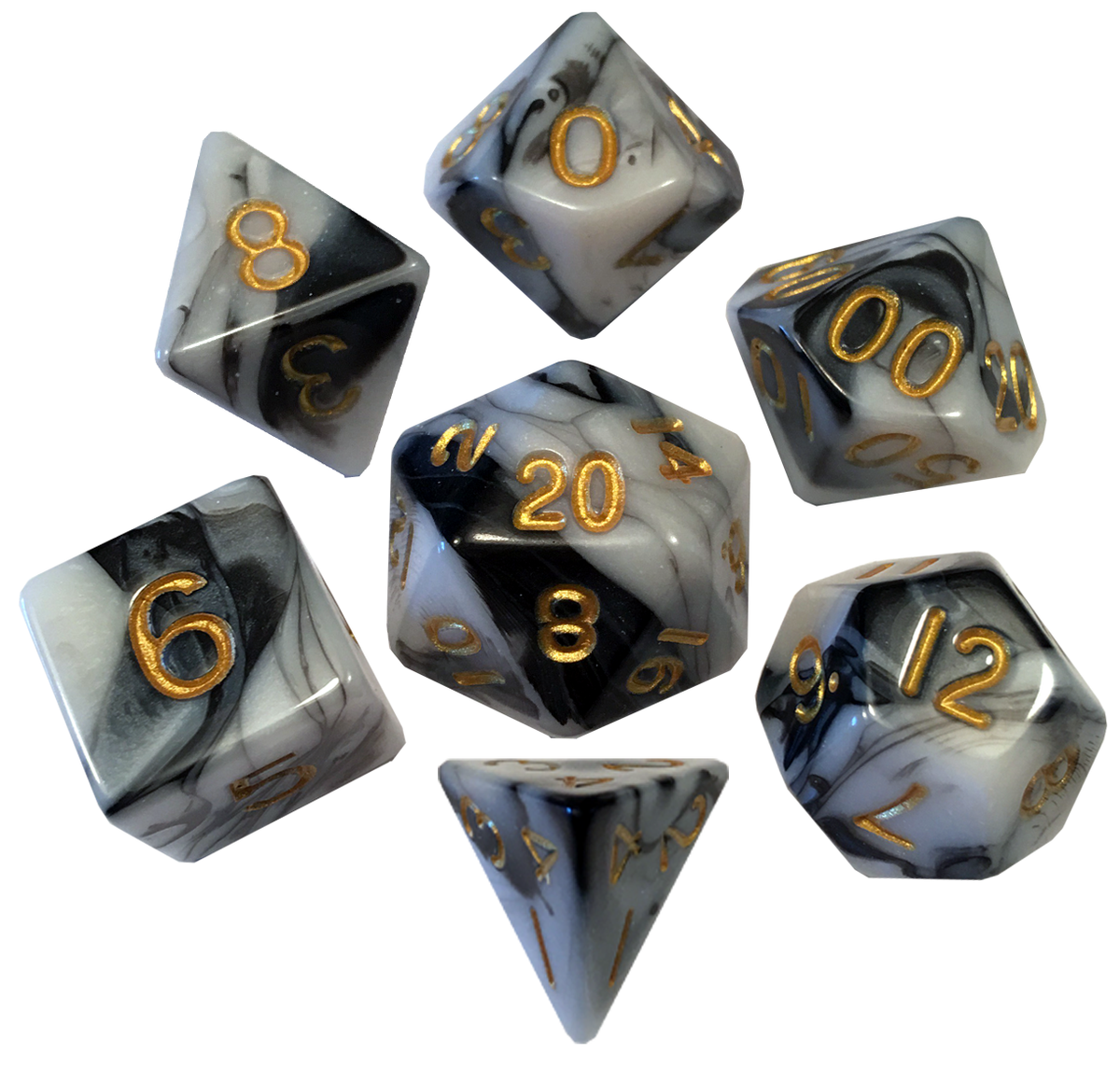 Dice: Metallic Dice Games (7-dice set)