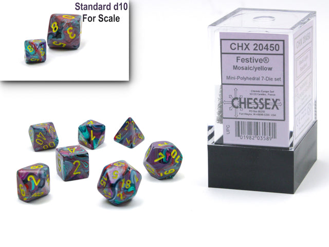 Dice: Chessex -- 7-Piece Polyhedral Sets