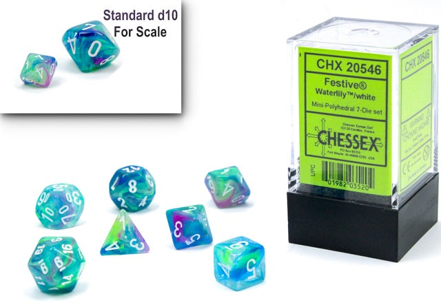 Dice: Chessex -- Mini Polyhedral 7-piece Sets