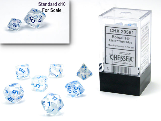 Dice: Chessex -- 7-Piece Polyhedral Sets