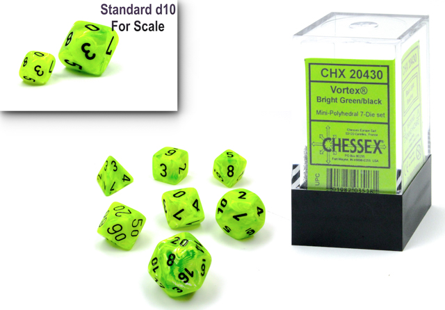Dice: Chessex -- Mini Polyhedral 7-piece Sets