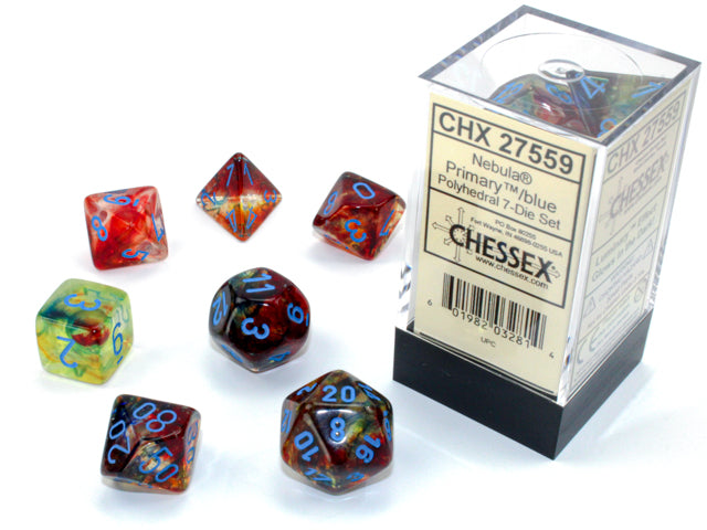 Dice: Chessex -- 7-Piece Polyhedral Sets