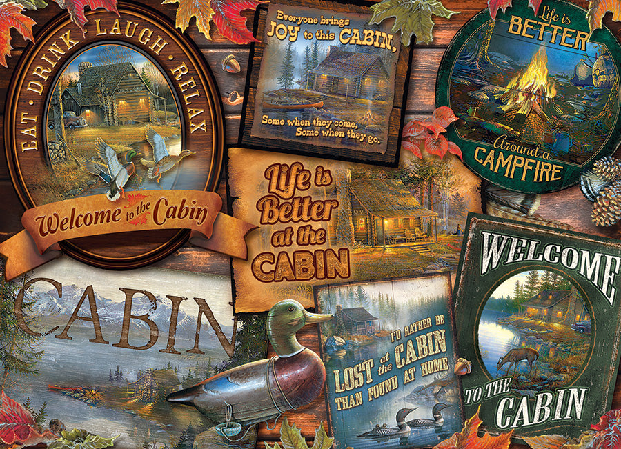 Cobble Hill: Cabin Signs (1000 pieces)