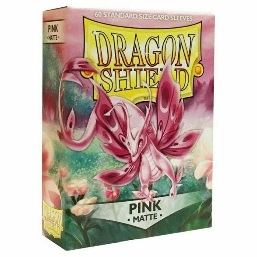 Dragon Shield Card Sleeves - Pink (Matte, 60ct)