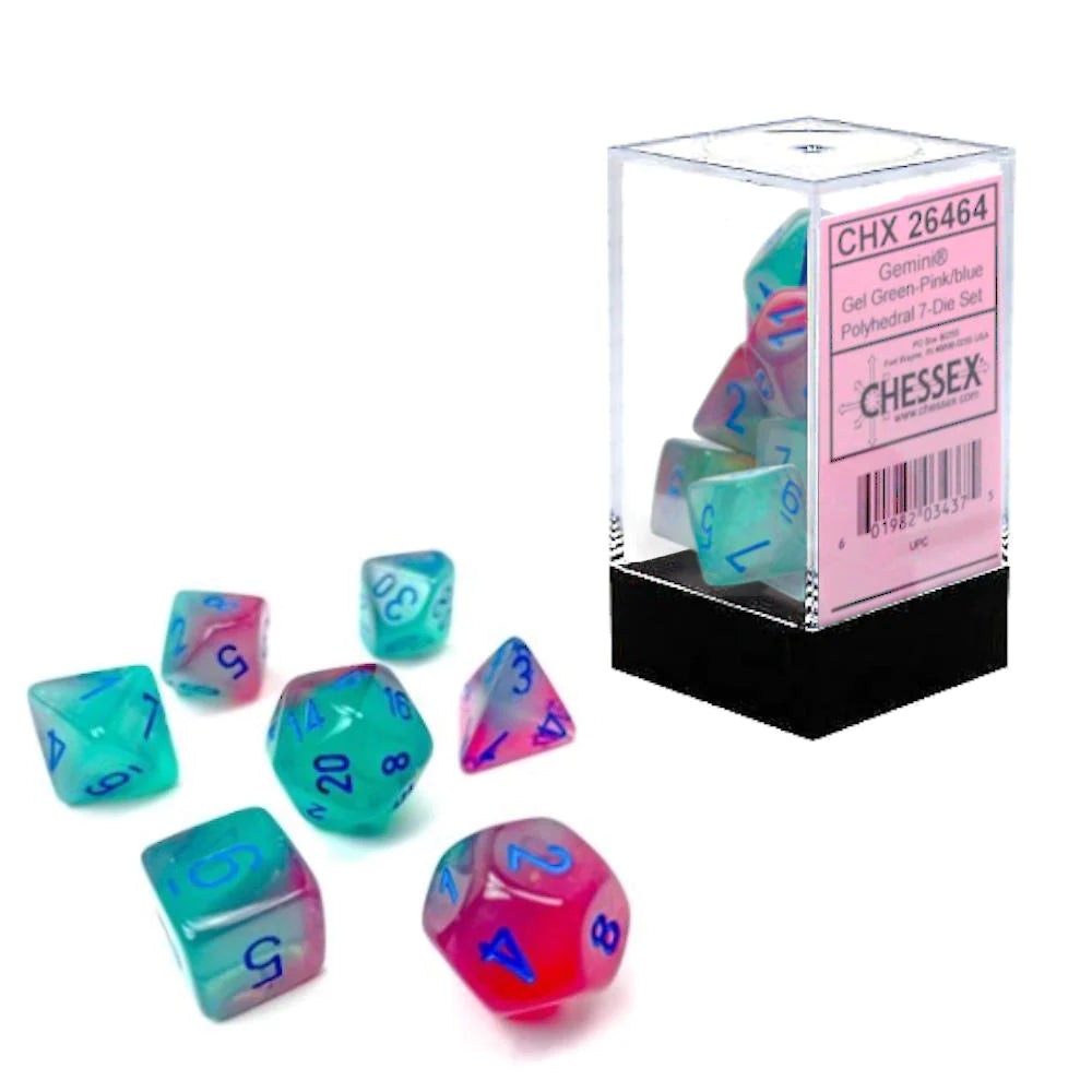 Dice: Chessex -- 7-Piece Polyhedral Sets
