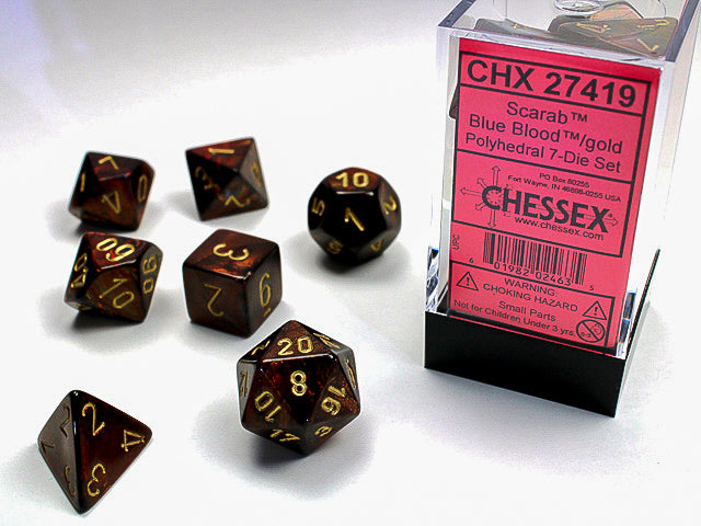 Dice: Chessex -- 7-Piece Polyhedral Sets